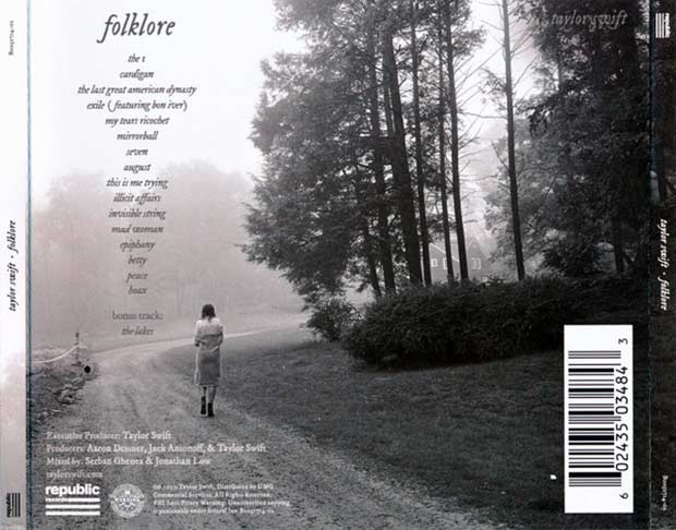 альбом Folklore - Taylor Swift фото 2