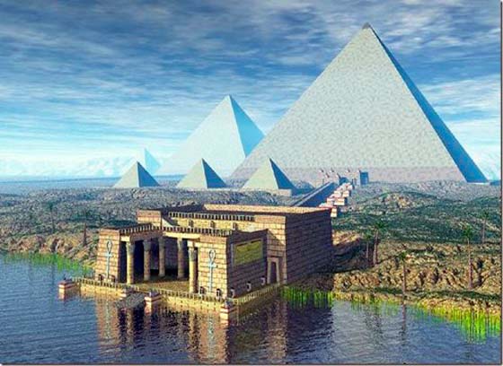 Пирамида Хеопса - то единственное сохранившееся до наших дней чудо света из семи