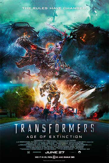 Фильм Трансформеры: Эпоха истребления - в оригинале Transformers: Age of Extinction