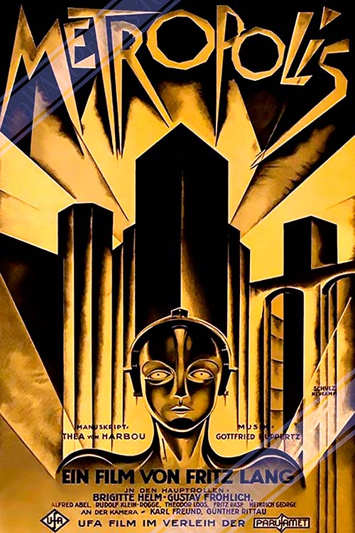 Постер фильма Метрополис (1927), реж. Фриц Ланг