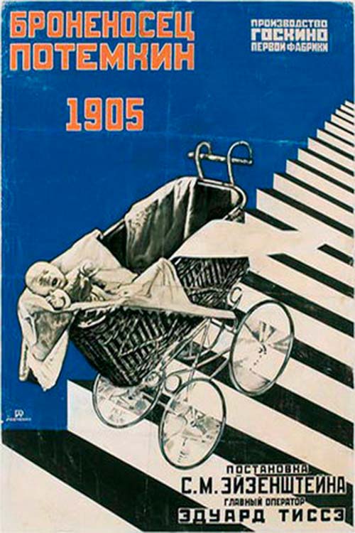 Постер фильма Броненосец Потёмкин (1925), реж. Сергей Эйзенштейн