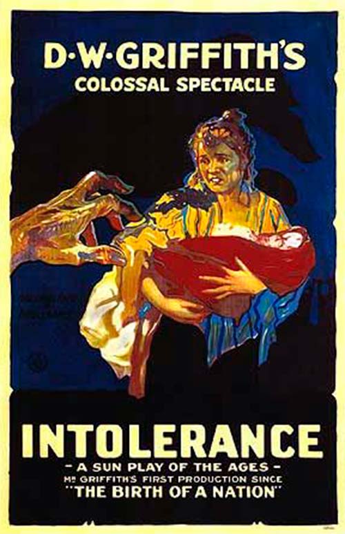 Постер фильма Нетерпимость (1916), реж. Дэвид Уорк Гриффит