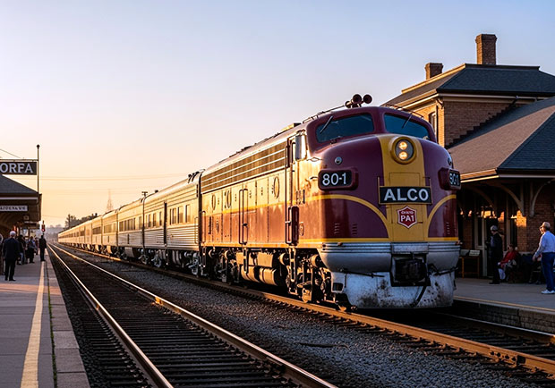 ALCO PA-1 — элегантный пассажирский локомотив середины XX века