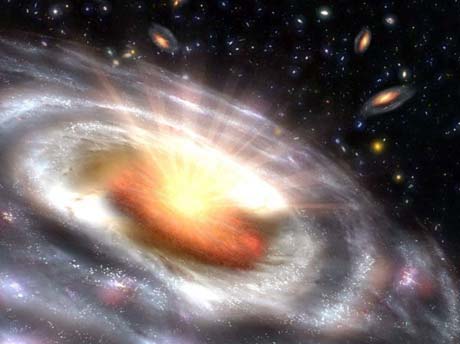 Квазары выпускают больше энергии, чем сотни галактик вместе взятые