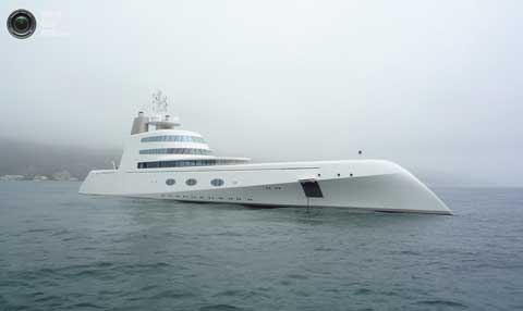 «A» - Яхта авторства знаменитого дизайнера Филиппа Старка