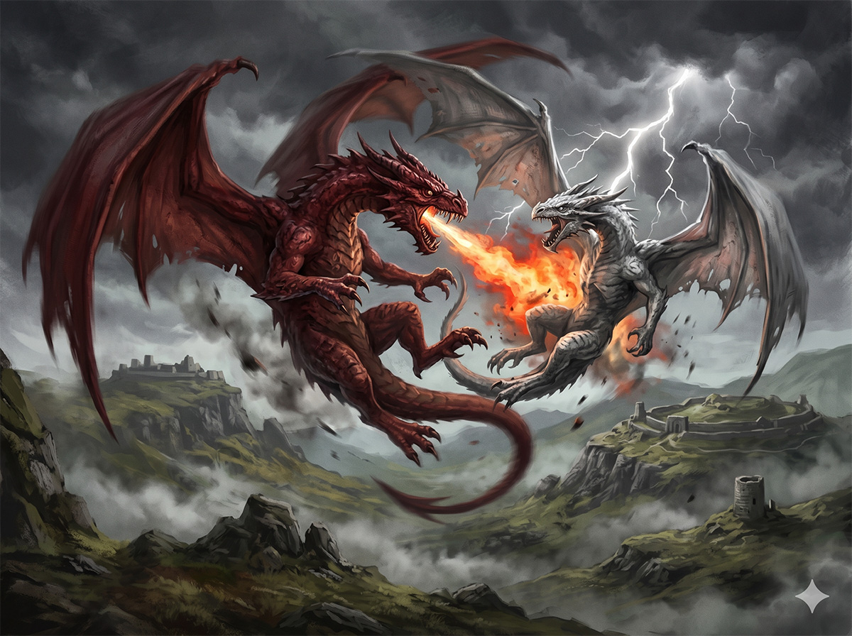 И-Ддрайг Гох - Символ ярости и войны