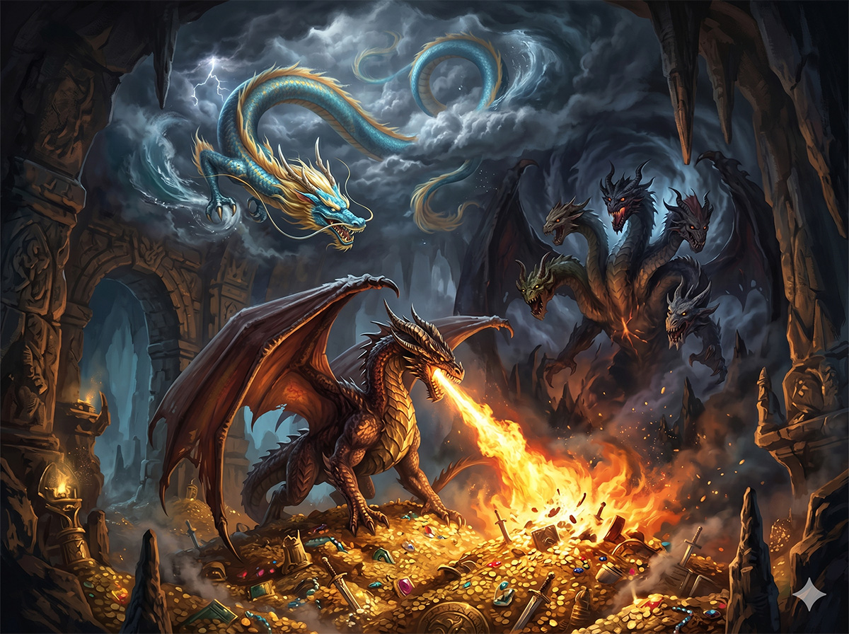 Топ-5 мифологических драконов, вдохновивших авторов фэнтези